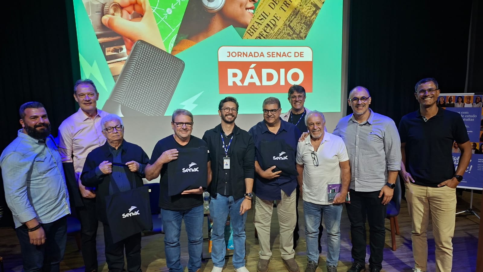 Encontro de Gerações e Paixão pelo Rádio Esportivo no Senac Franca