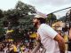 Emicida no bloco Quilombo Lab, em 2020 Créditos: Jef Delgado / Acervo: Lab Fantasma